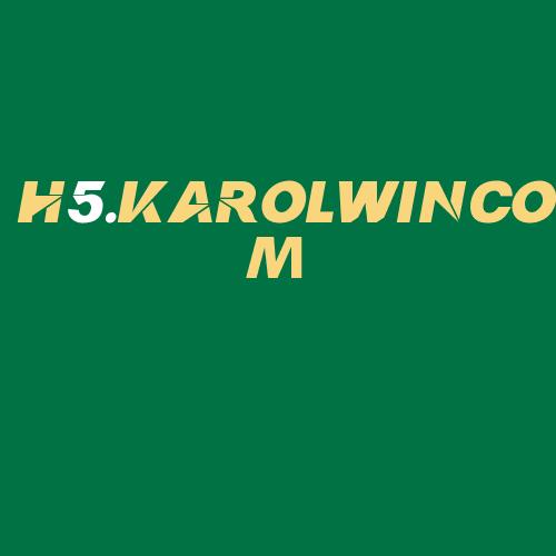 Logo da H5.KAROLWINCOM